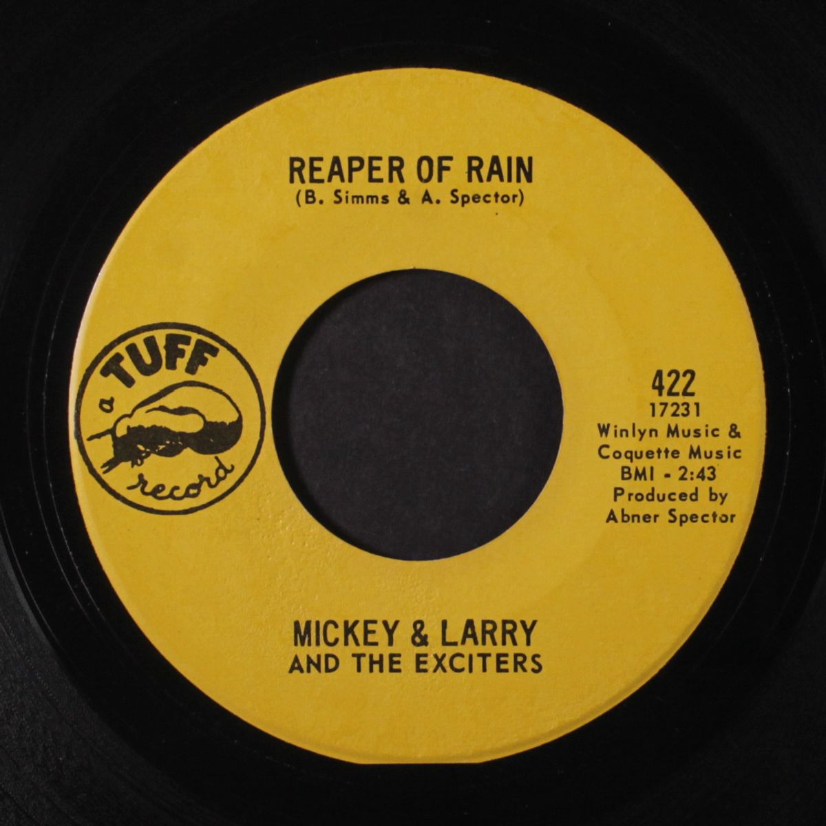 reaper of rain / my one chance to make it by MICKEY & LARRY