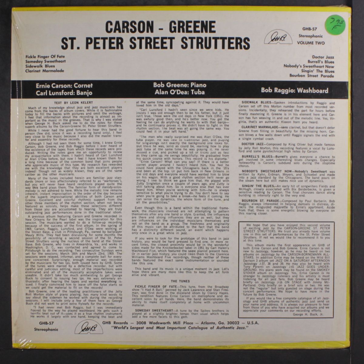Carson-greene St. Peter Street Strutters by CARSON-GREENE ST. PETER ...