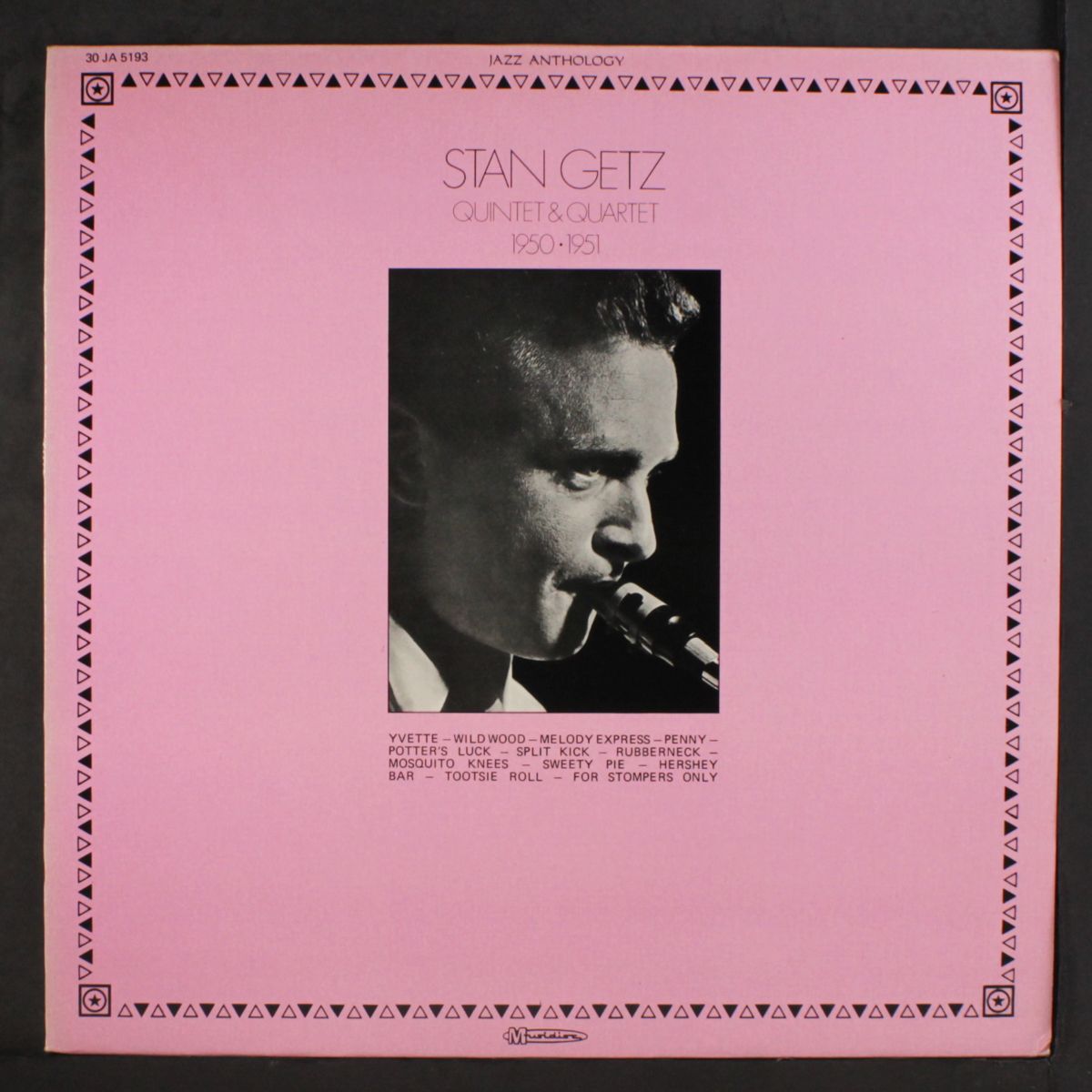 quintet & quartet, 1950/1951 by STAN GETZ