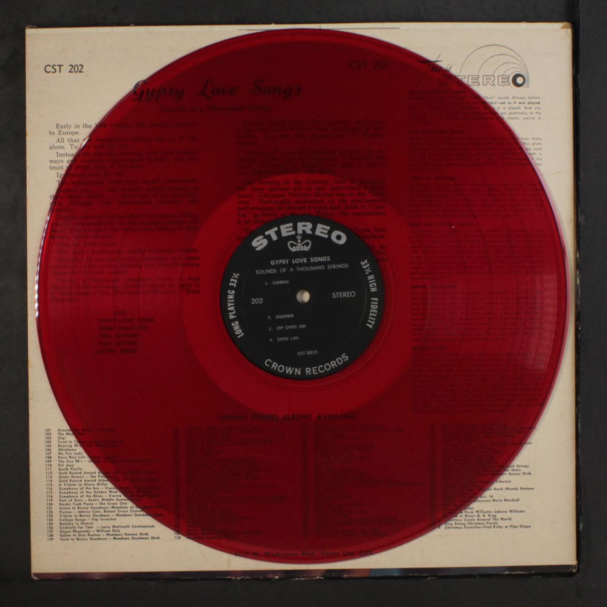 gypsy love songs by SOUNDS OF 1000 STRINGS
