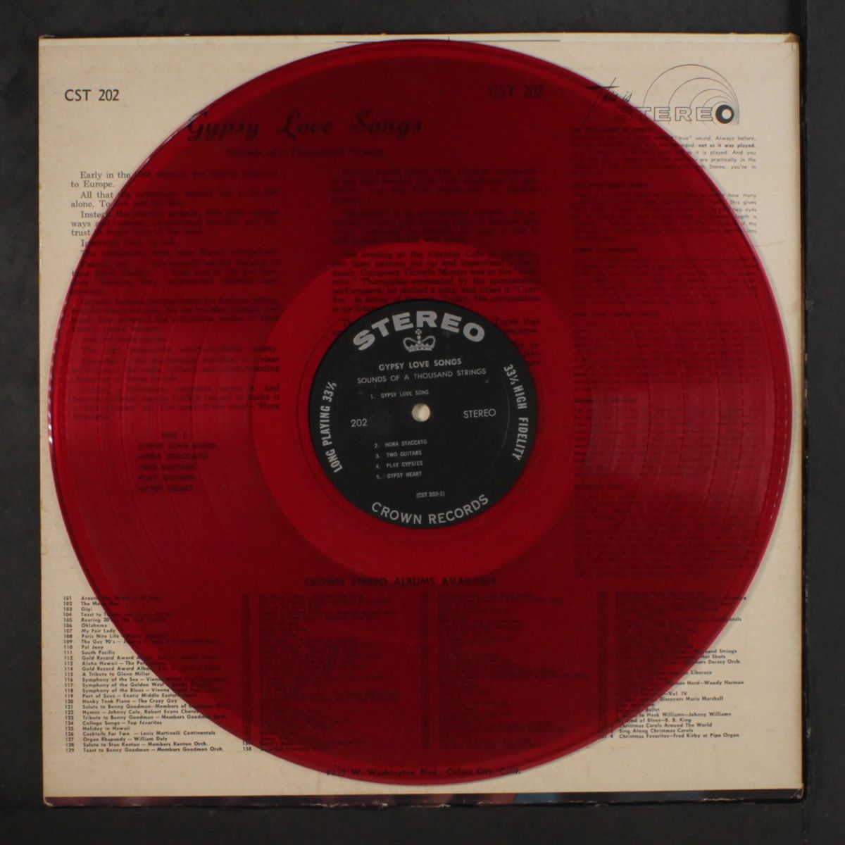 gypsy love songs by SOUNDS OF 1000 STRINGS