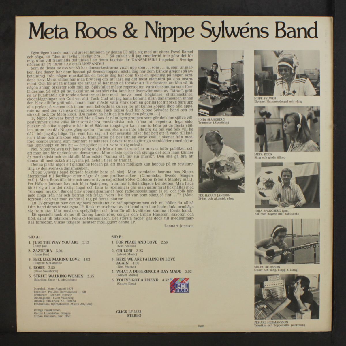 meta roos & nippe sylwens band by META ROOS & NIPPE SYLWENS BAND