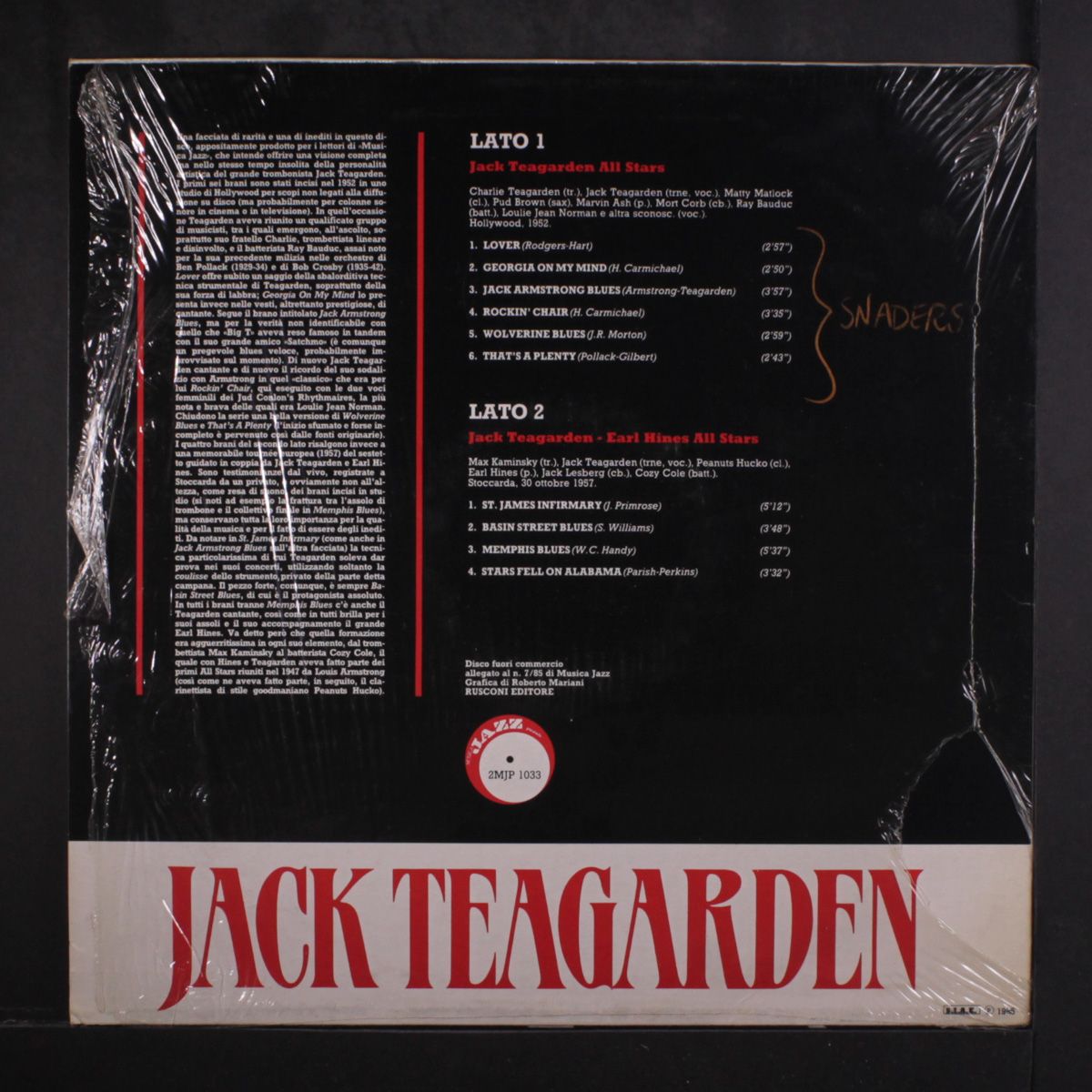 jack teagarden by JACK TEAGARDEN
