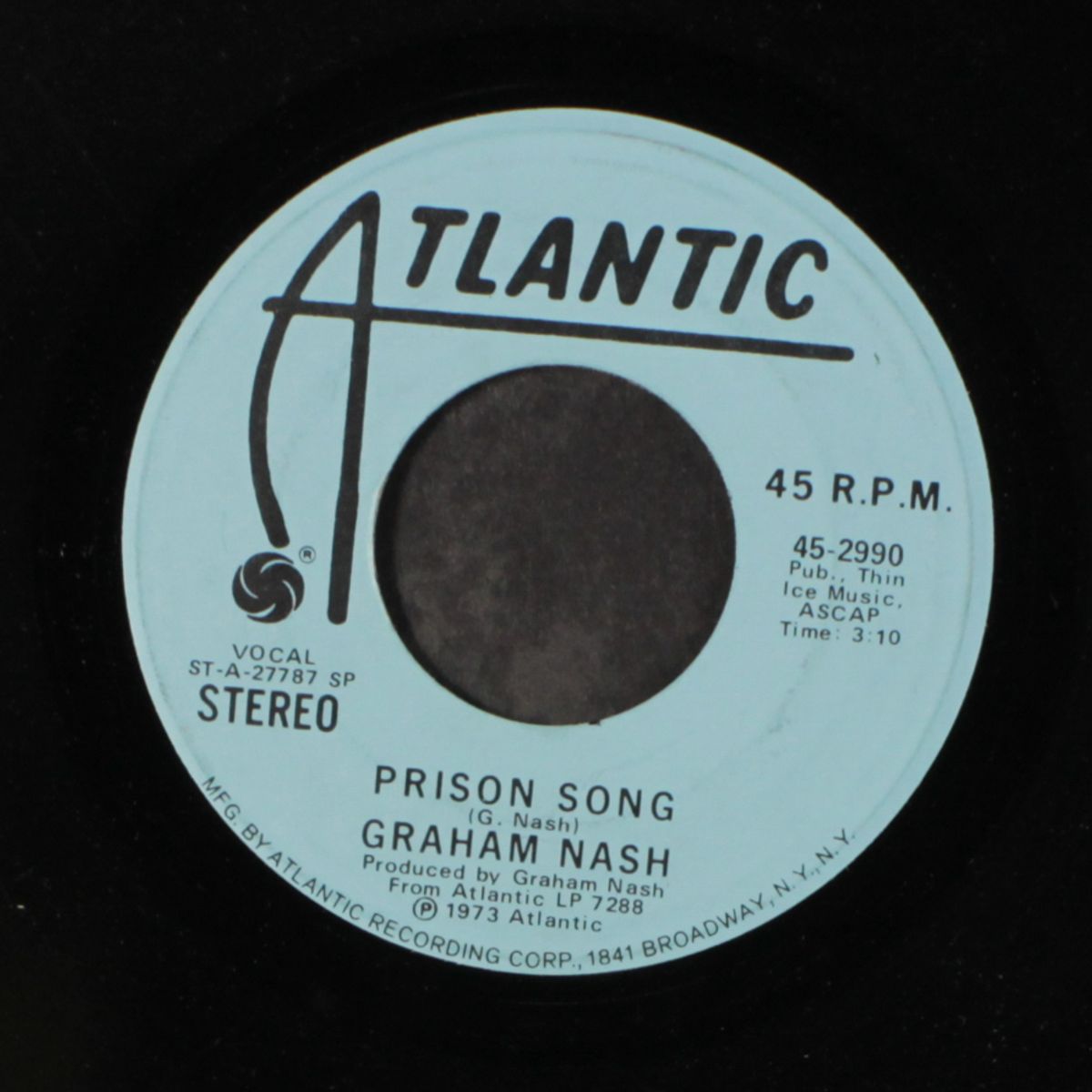 prison song / mono by GRAHAM NASH