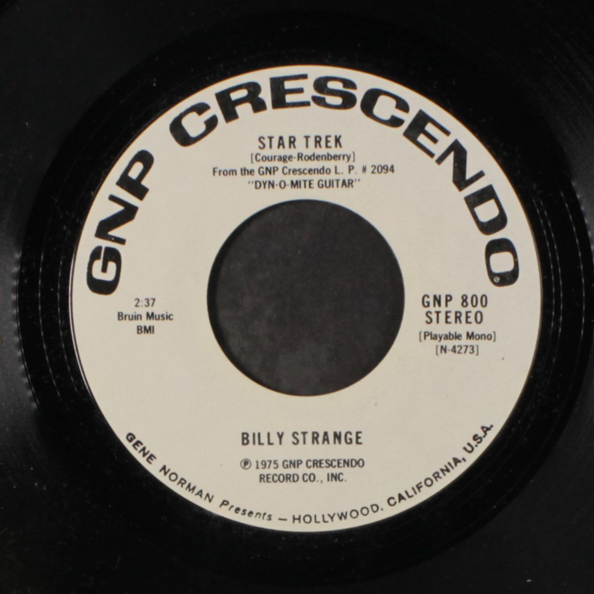 star trek / theme from jaws by BILLY STRANGE