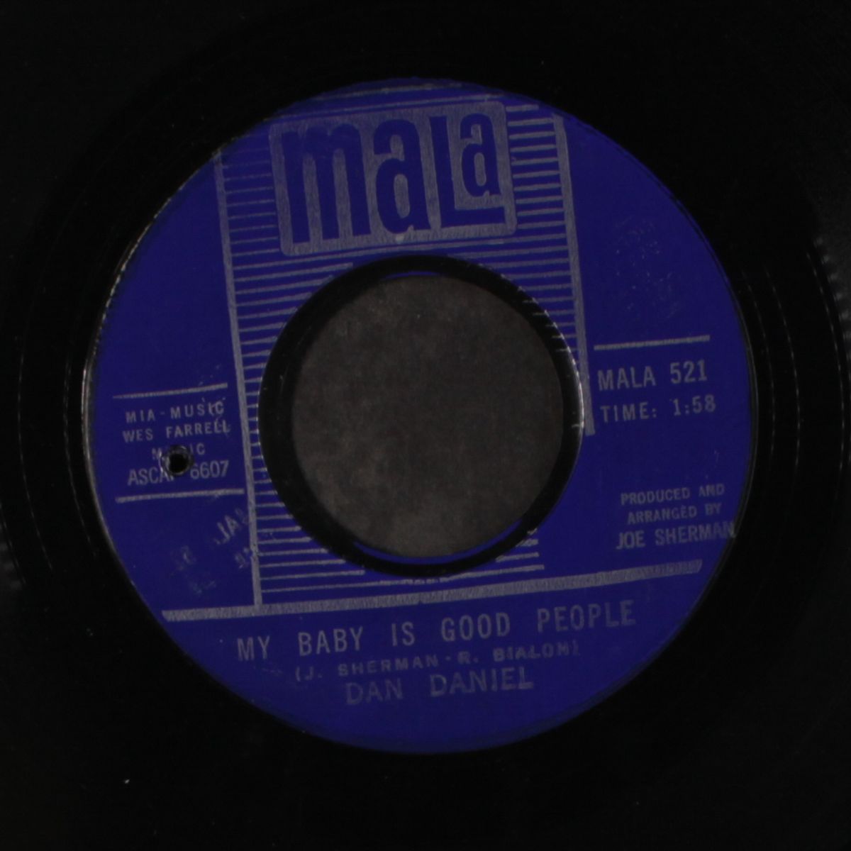 my baby is good people / where were you when the lights went out by DAN DANIEL
