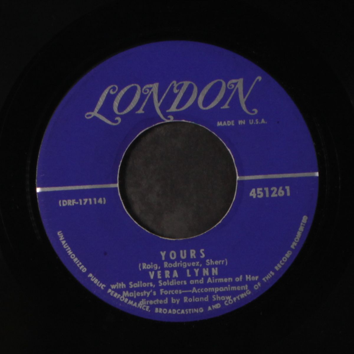 yours / the love of my life by VERA LYNN