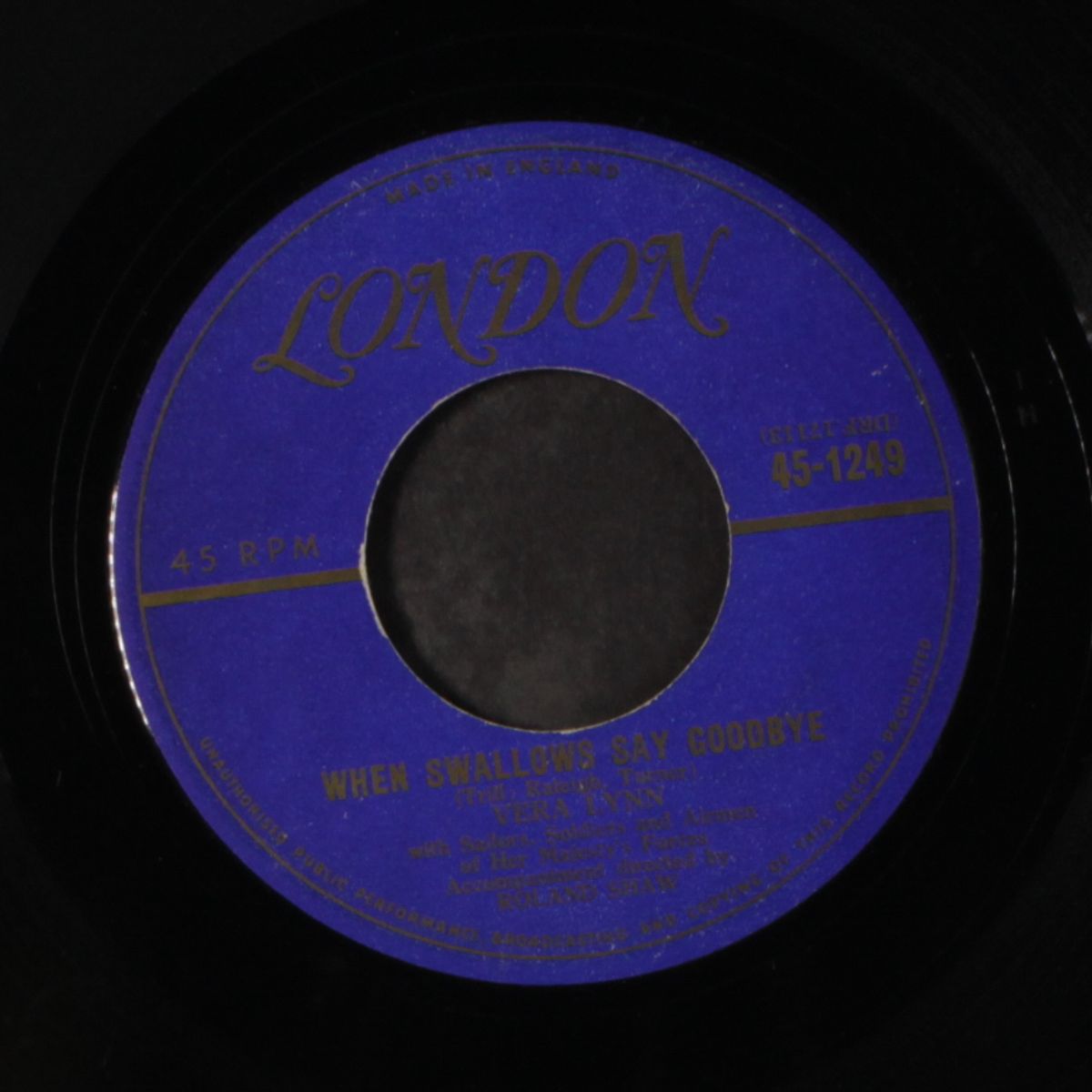 the homing waltz / when swallows say goodbye by VERA LYNN