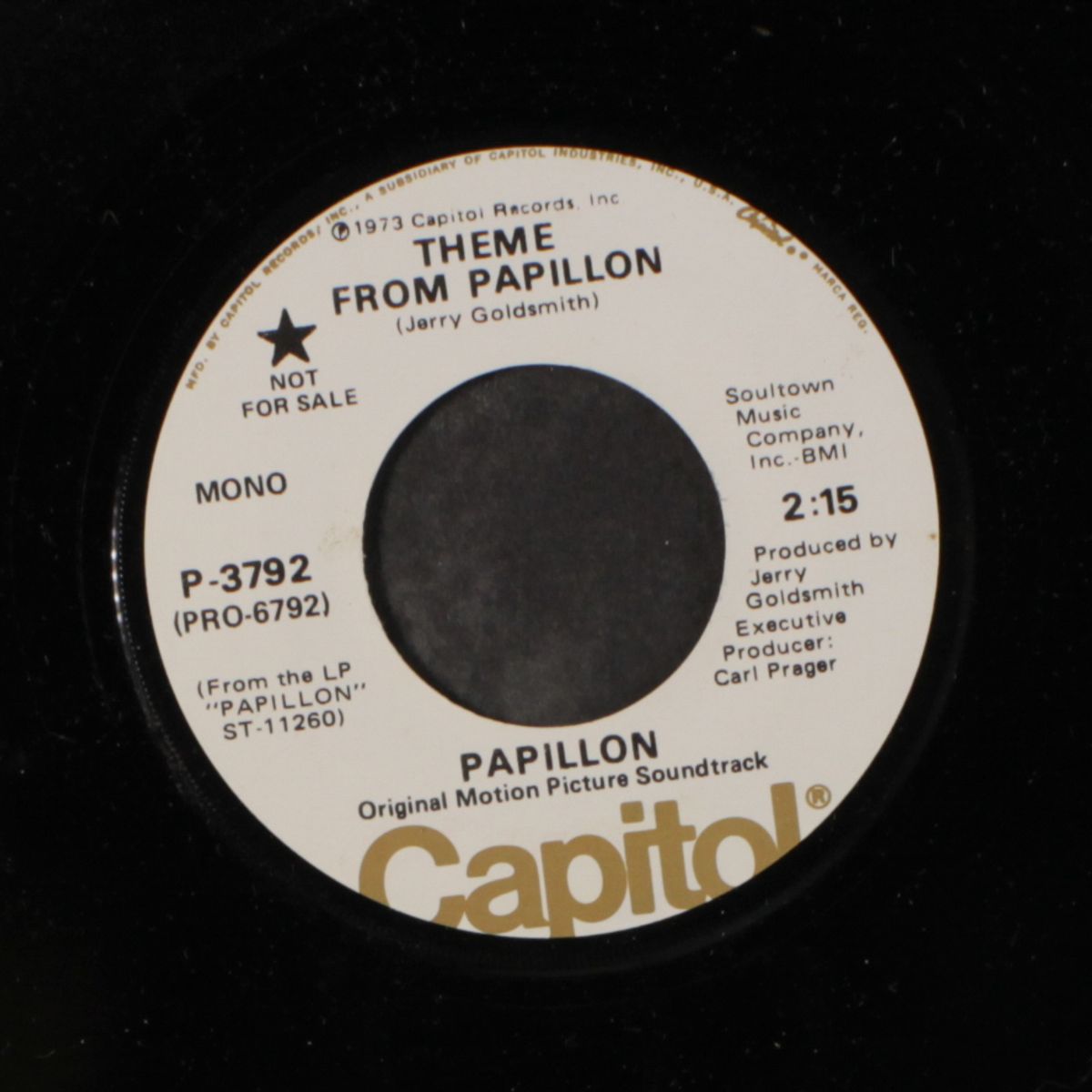 theme from papillon by JERRY GOLDSMITH