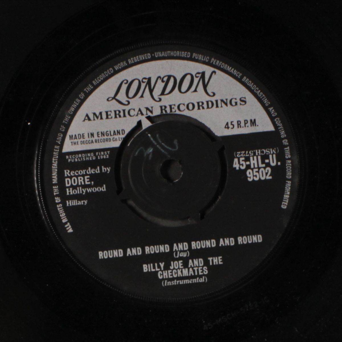 percolator / round and round and round by BILLY JOE & CHECKMATES
