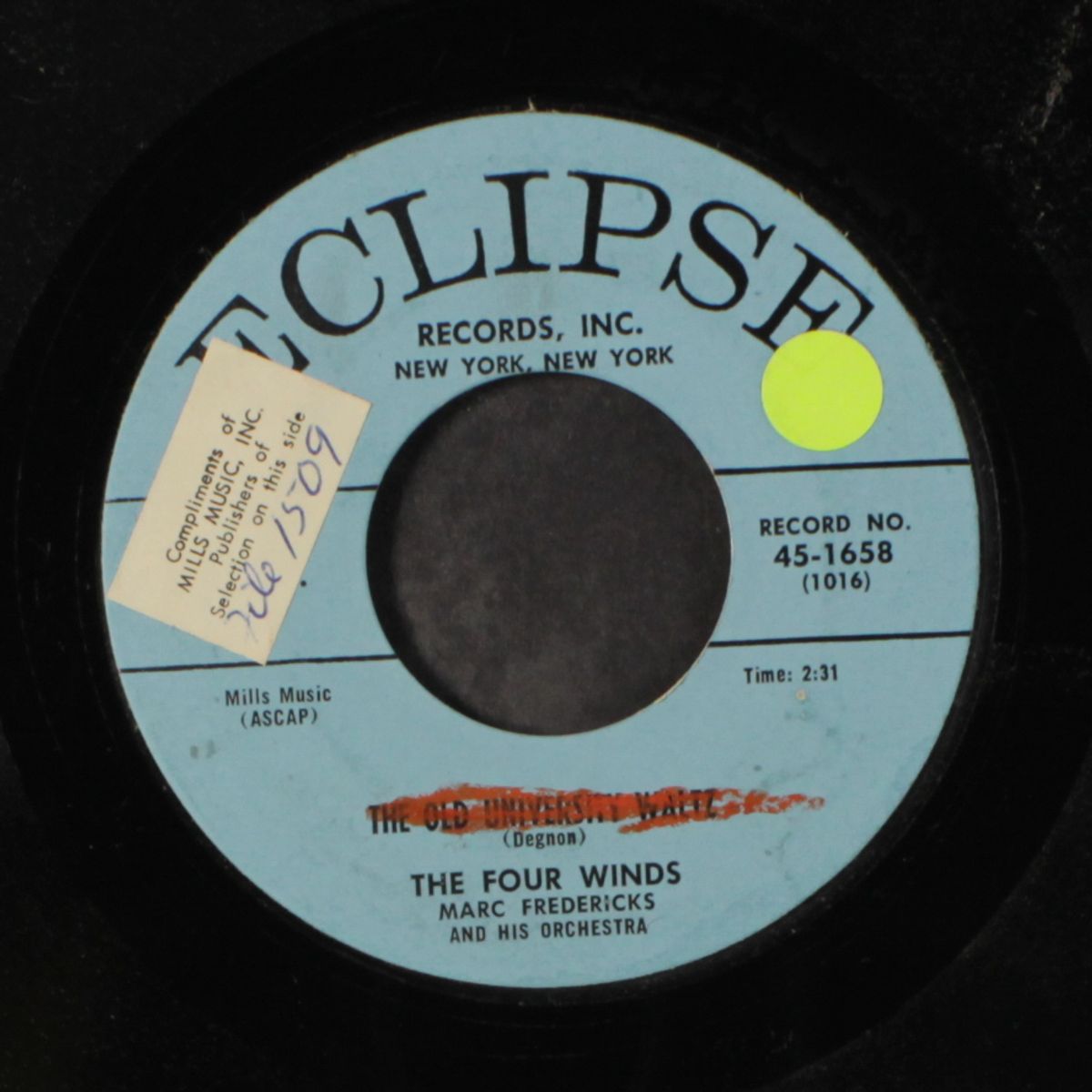 these hearts were mine / the old university waltz by FOUR WINDS