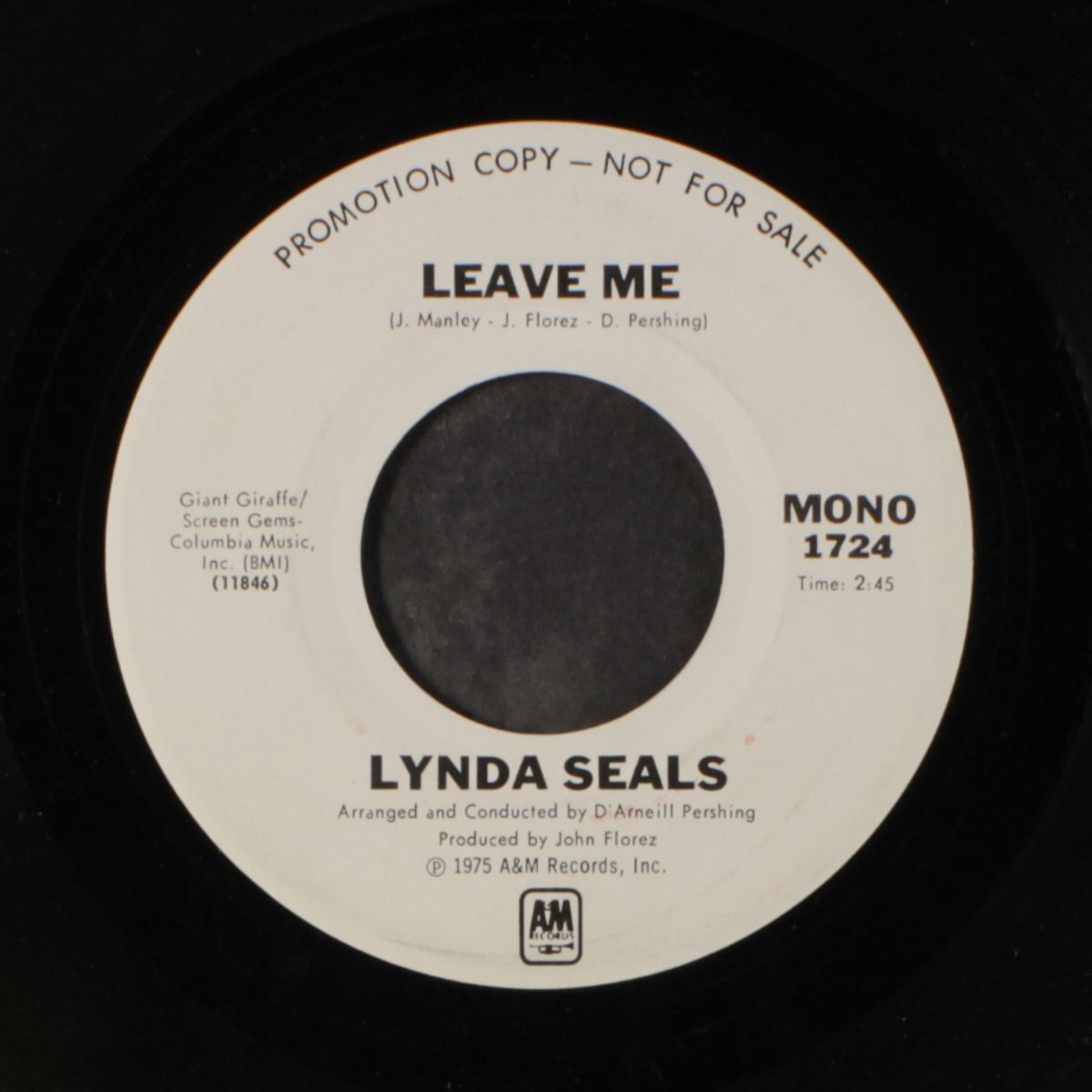 leave me / mono by LYNDA SEALS