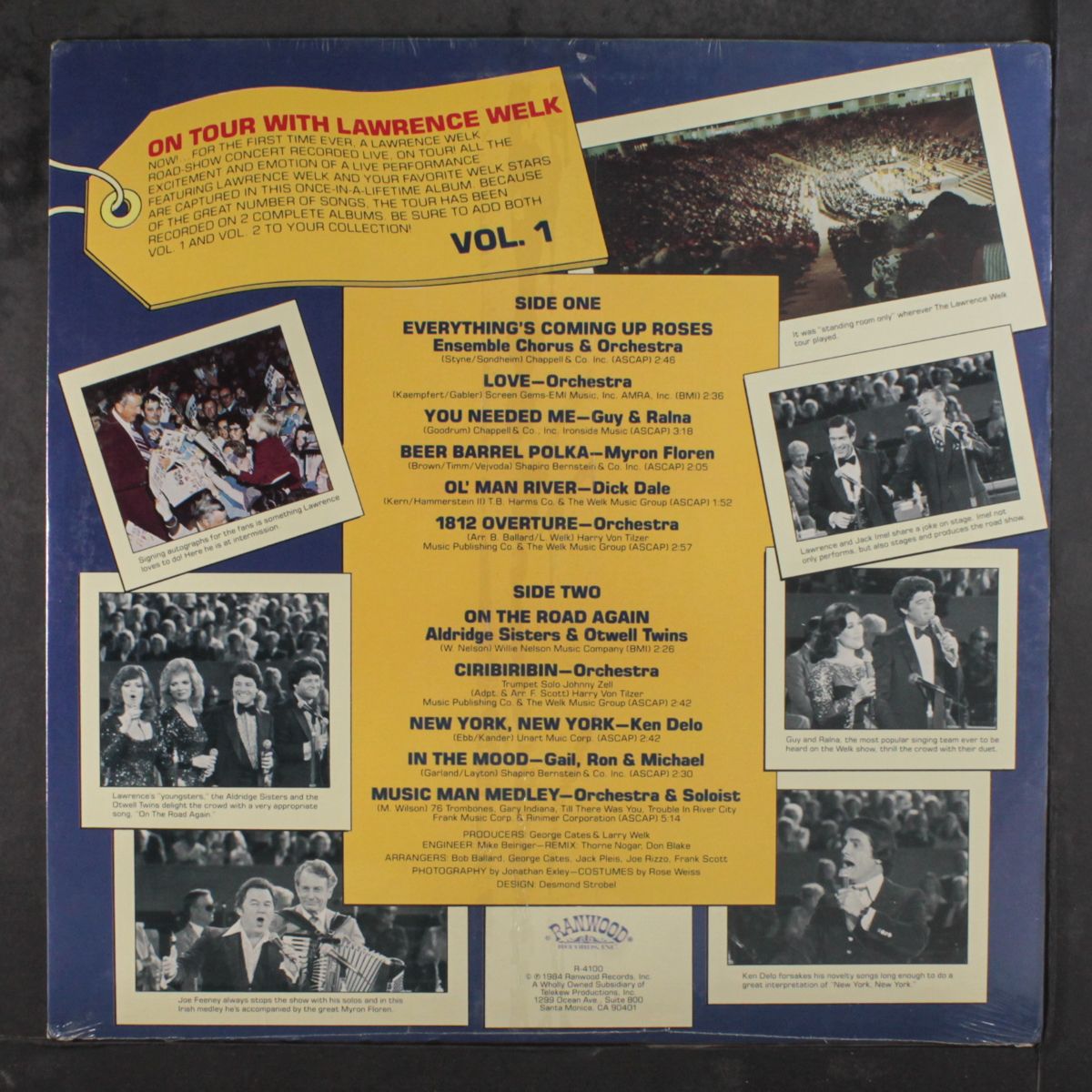 on tour with, vol. 1 by LAWRENCE WELK