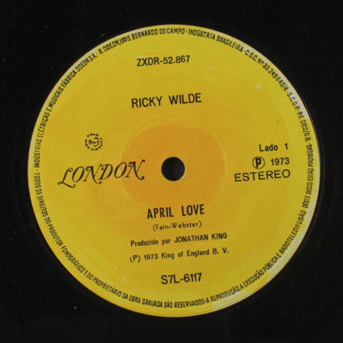 april love / round and round by RICKY WILDE