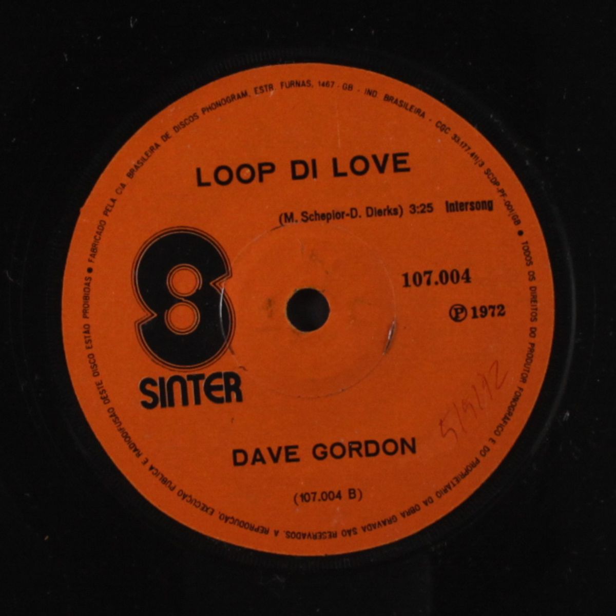 for the good times / loop di love by DAVE GORDON