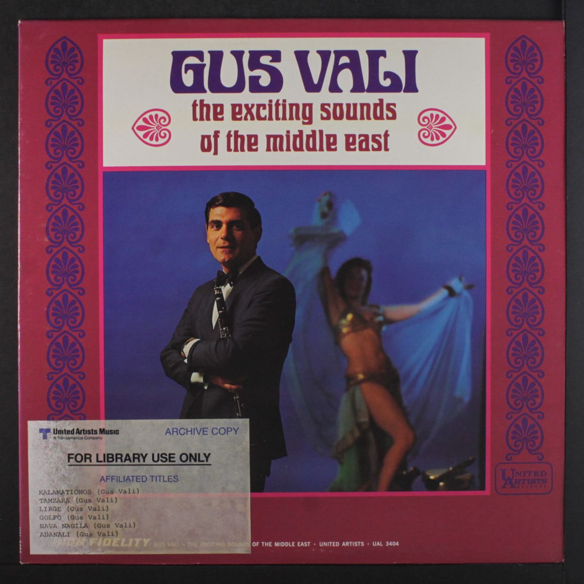 exciting sounds from the middle east by GUS VALI