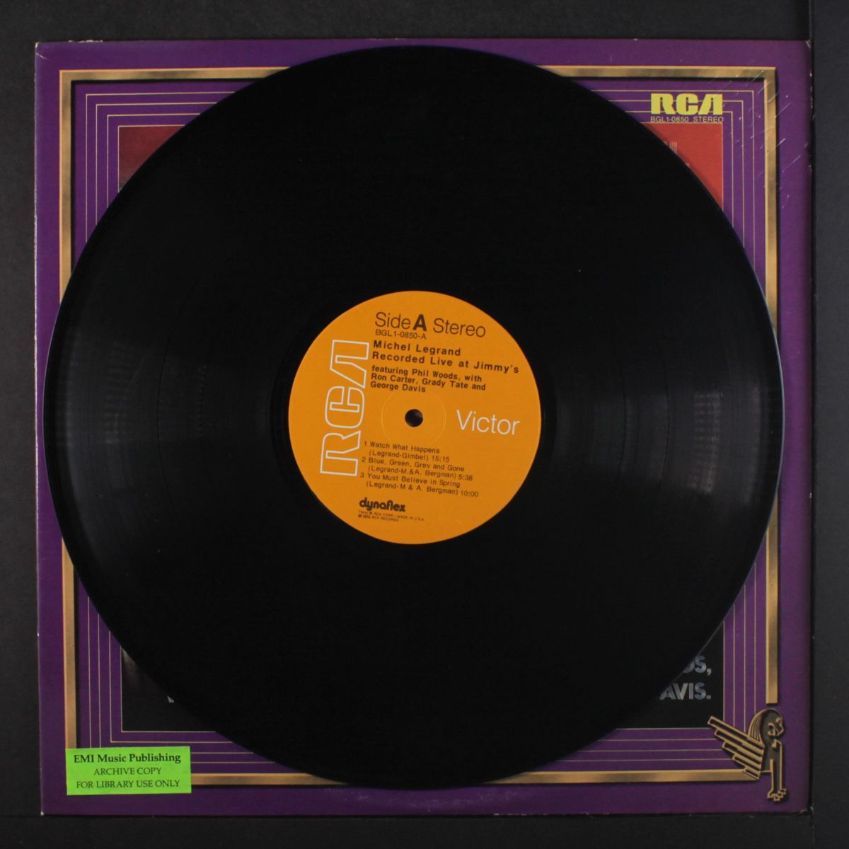 recorded live at jimmy's by MICHEL LEGRAND