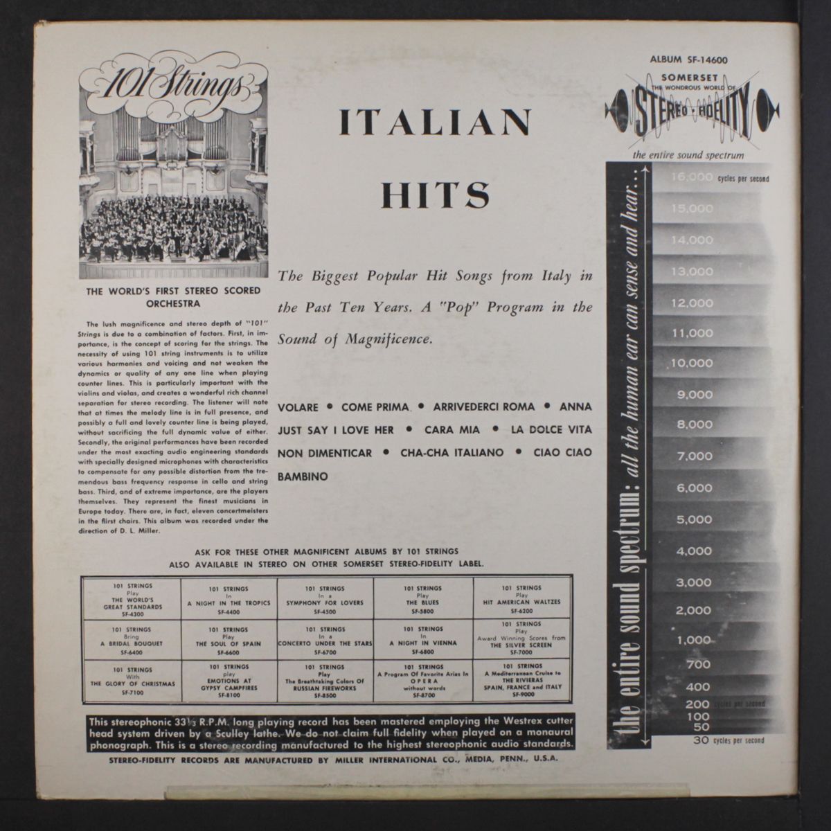 italian hits by 101 STRINGS