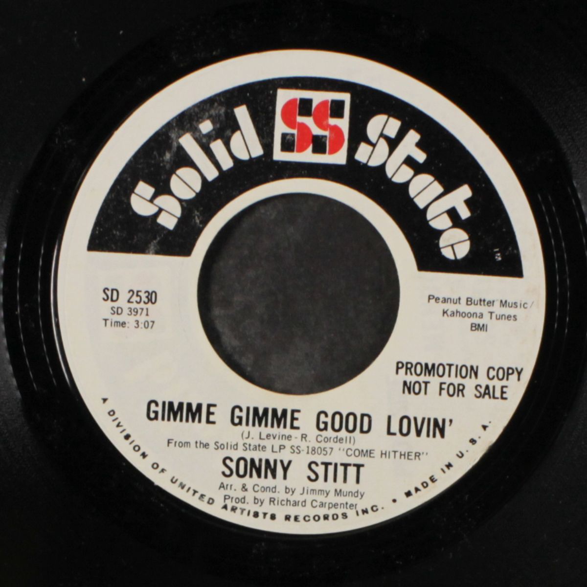 gimme gimme good lovin' / mendocini by SONNY STITT