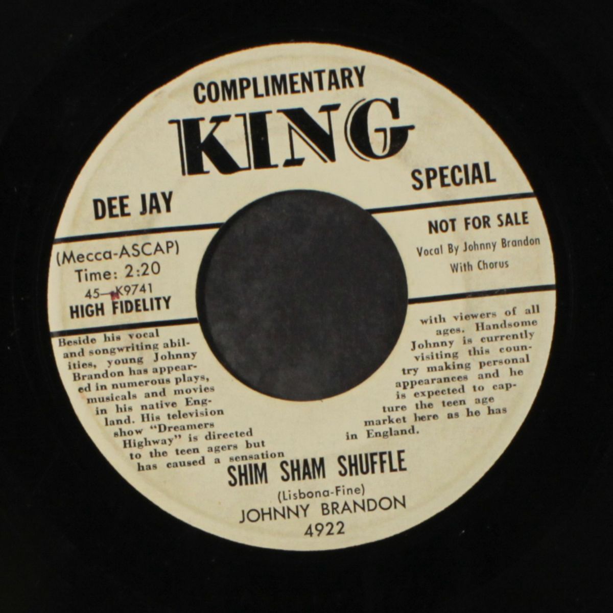 i didn't know / shim sham shuffle by JOHNNY BRANDON