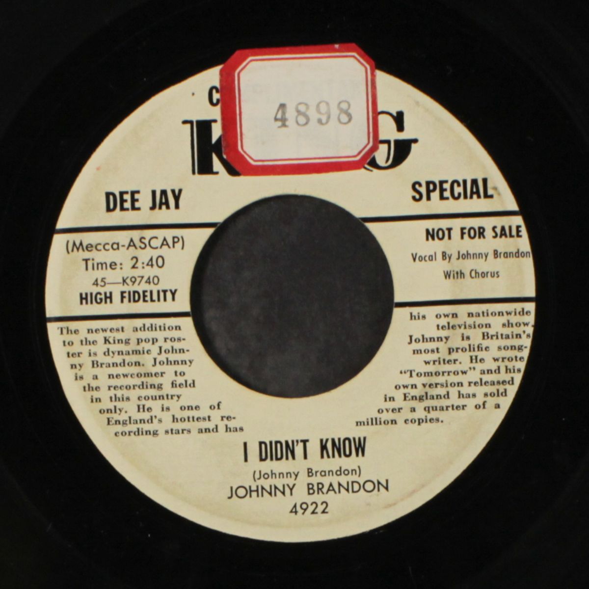i didn't know / shim sham shuffle by JOHNNY BRANDON