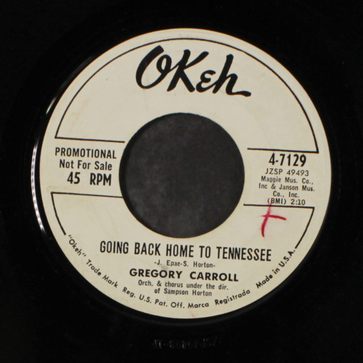 going back home to tennessee / twinkle by GREGORY CARROLL