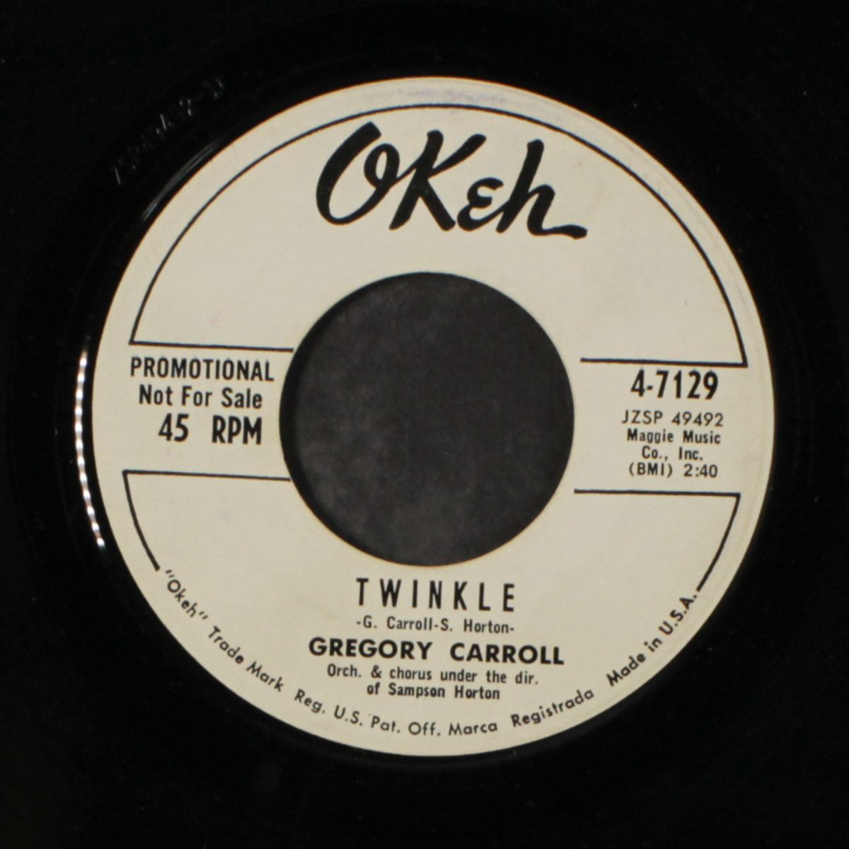 going back home to tennessee / twinkle by GREGORY CARROLL