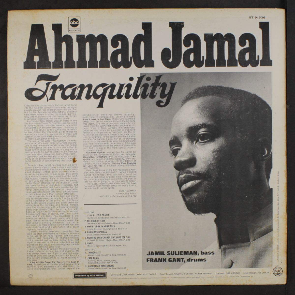tranquility by AHMAD JAMAL