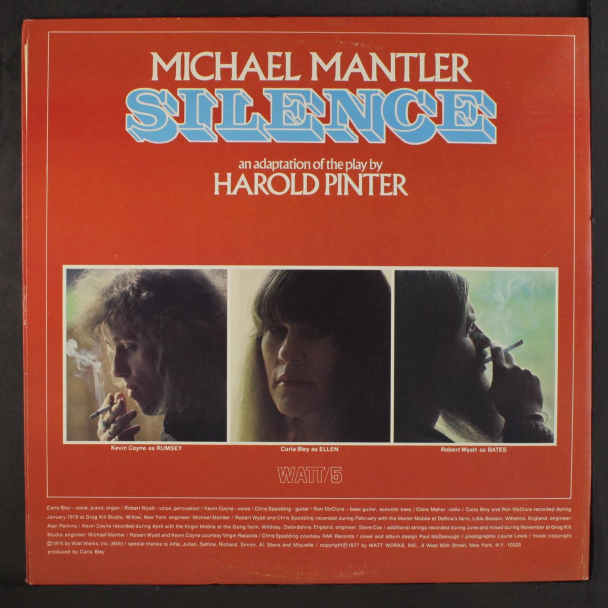 silence by MICHAEL MANTLER