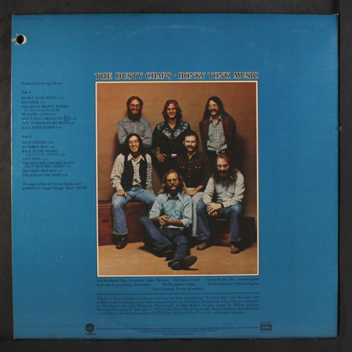 honky tonk music by DUSTY CHAPS