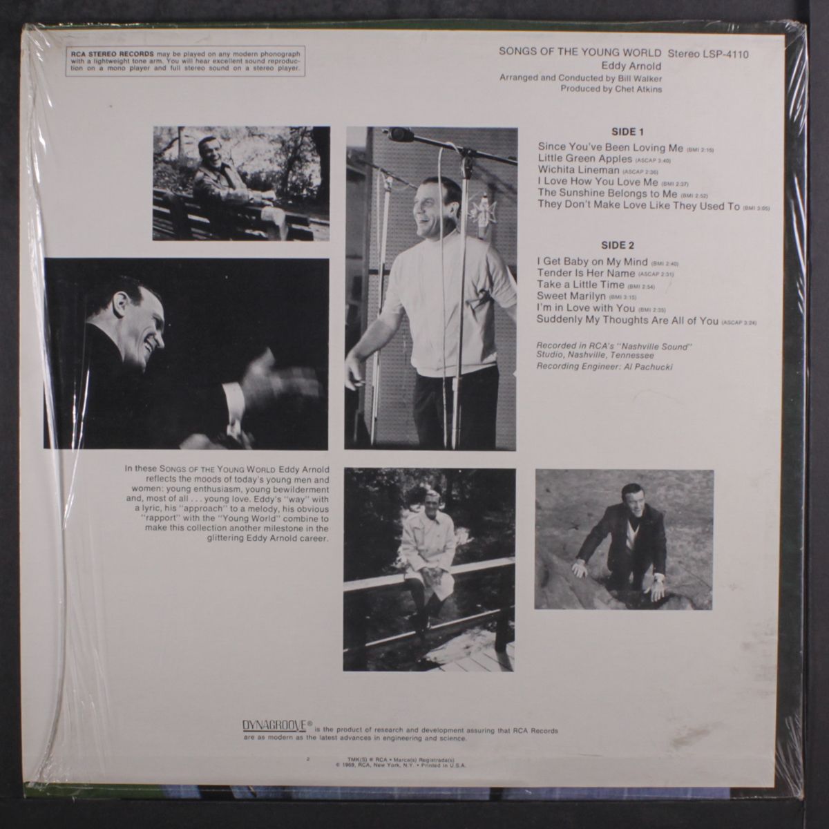 songs of the young world by EDDY ARNOLD