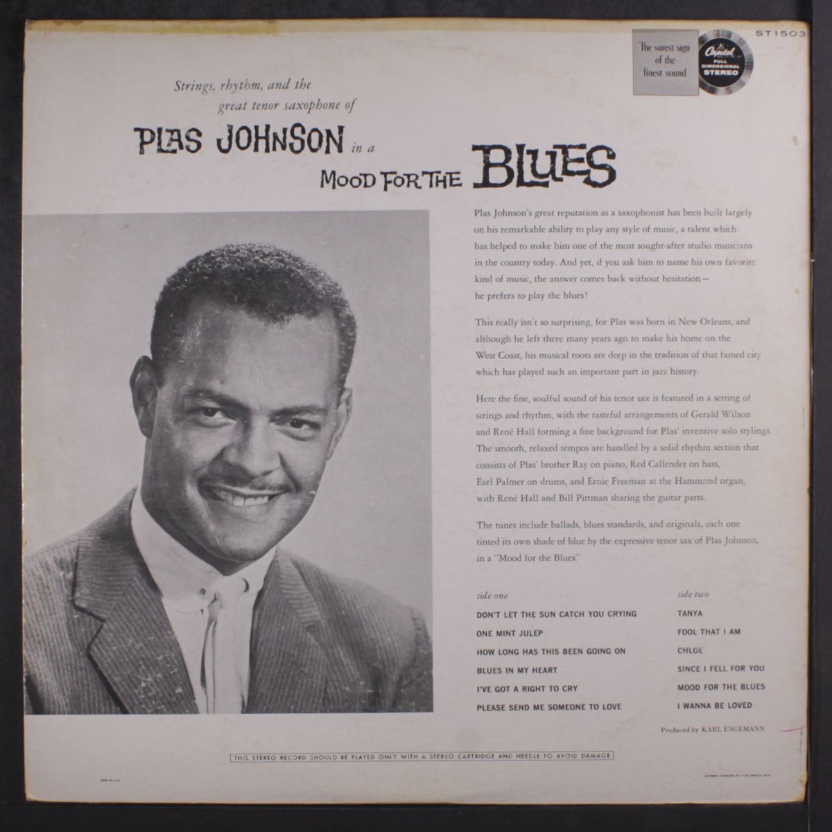 mood for the blues by PLAS JOHNSON