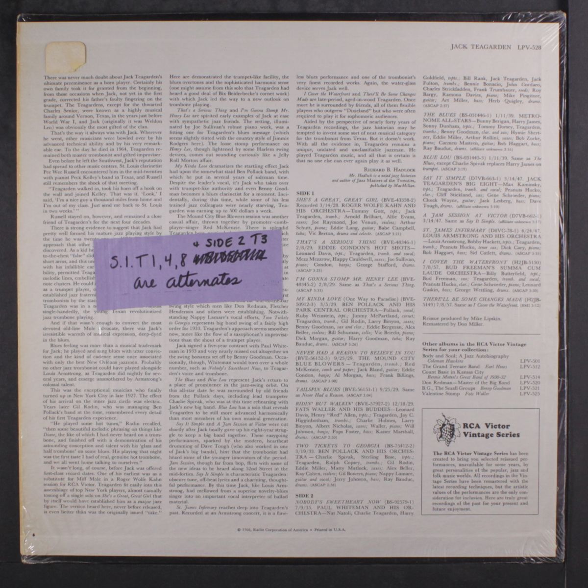 jack teagarden by JACK TEAGARDEN