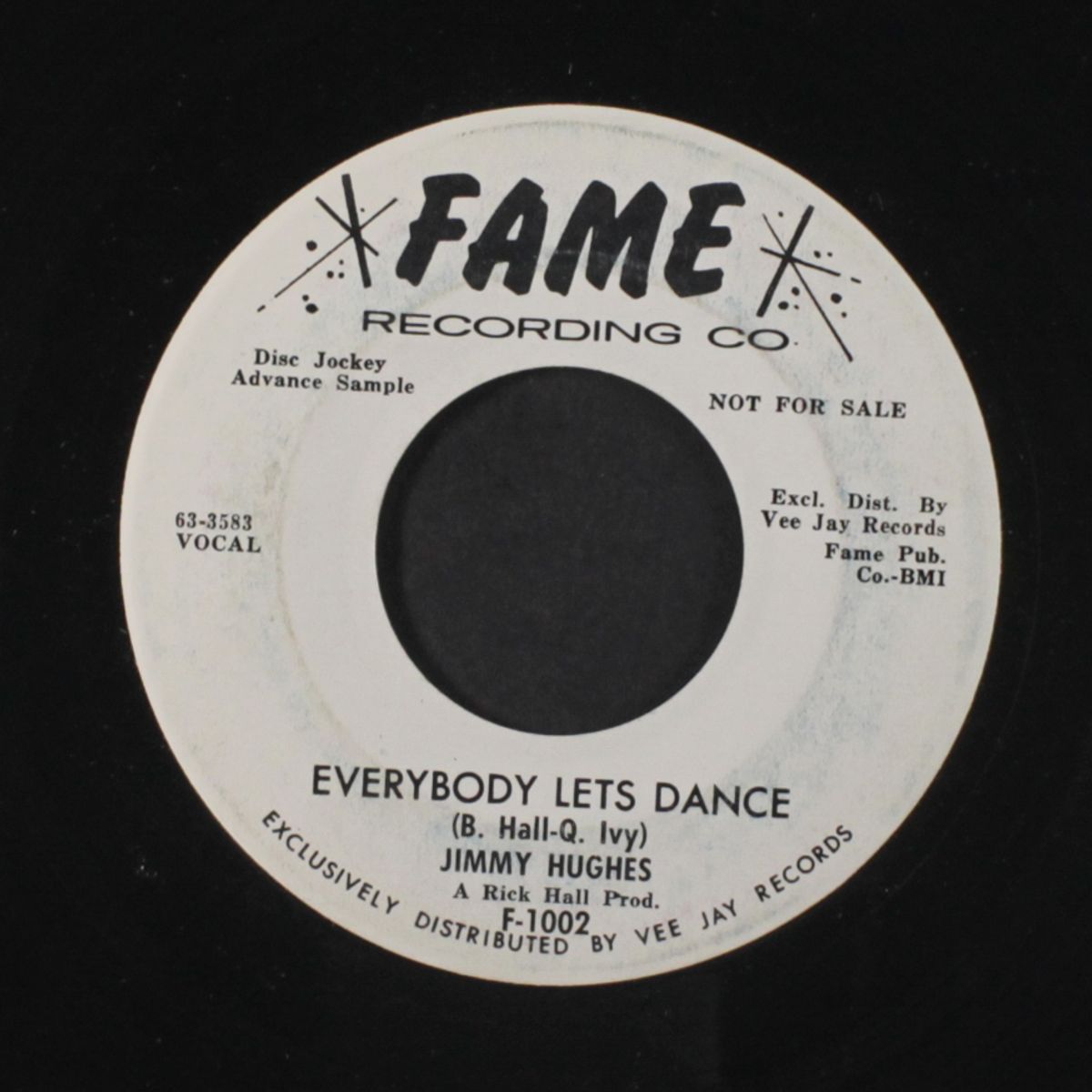 everybody lets dance / you might as well forget him by JIMMY HUGHES