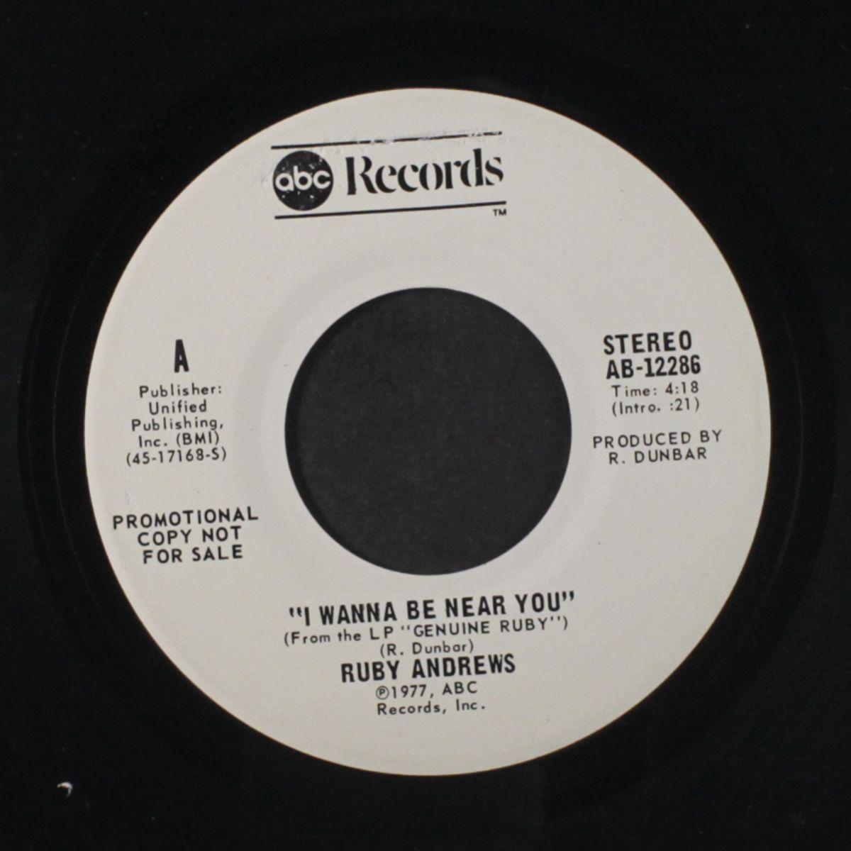 i wanna be near you / mono by RUBY ANDREWS