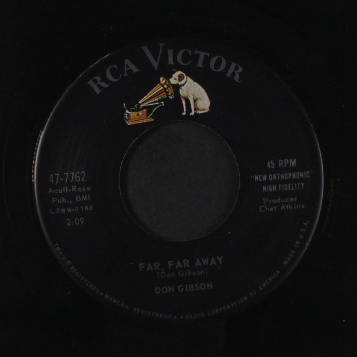 far, far away / a legend in my time by DON GIBSON