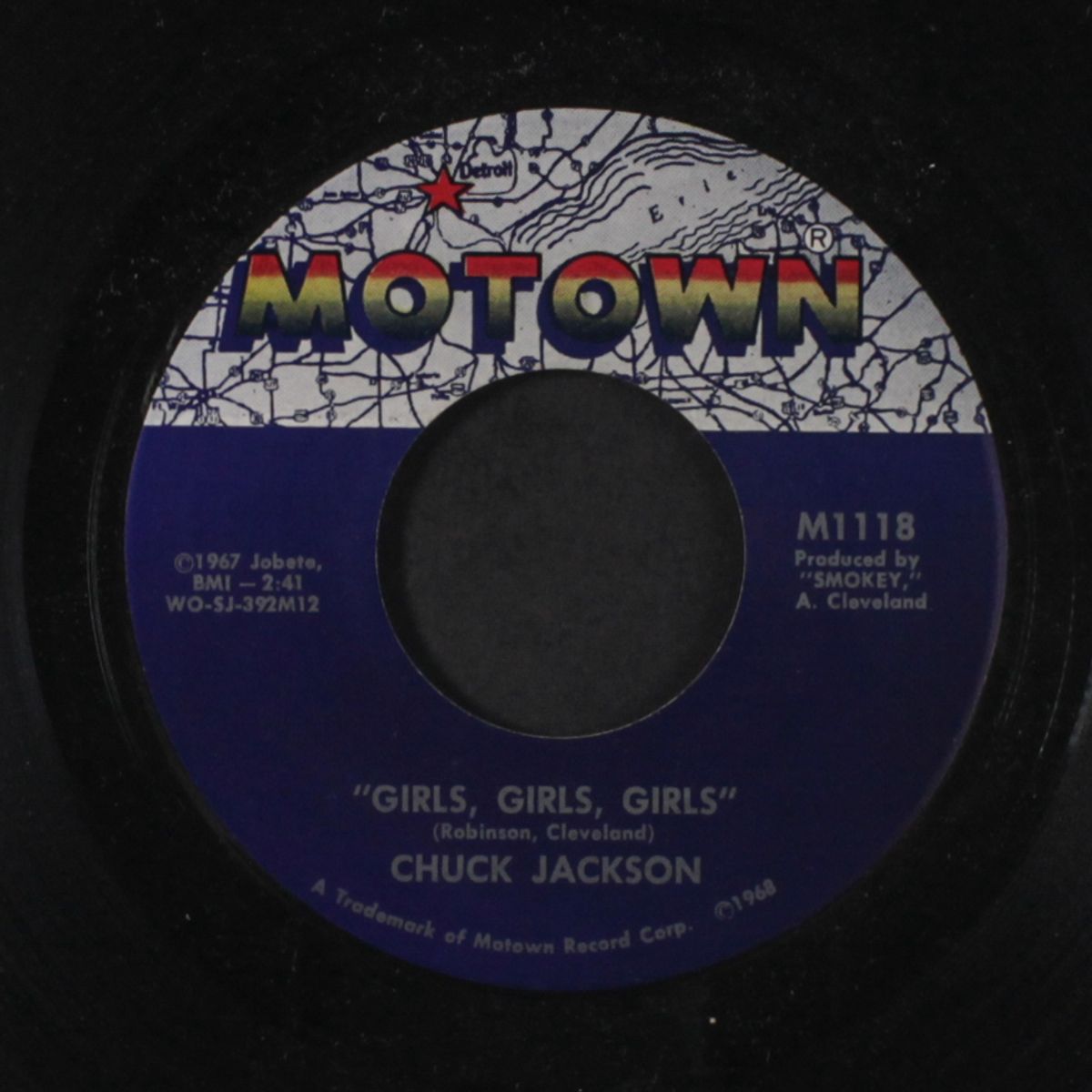 girls, girls, girls / the man in you by CHUCK JACKSON