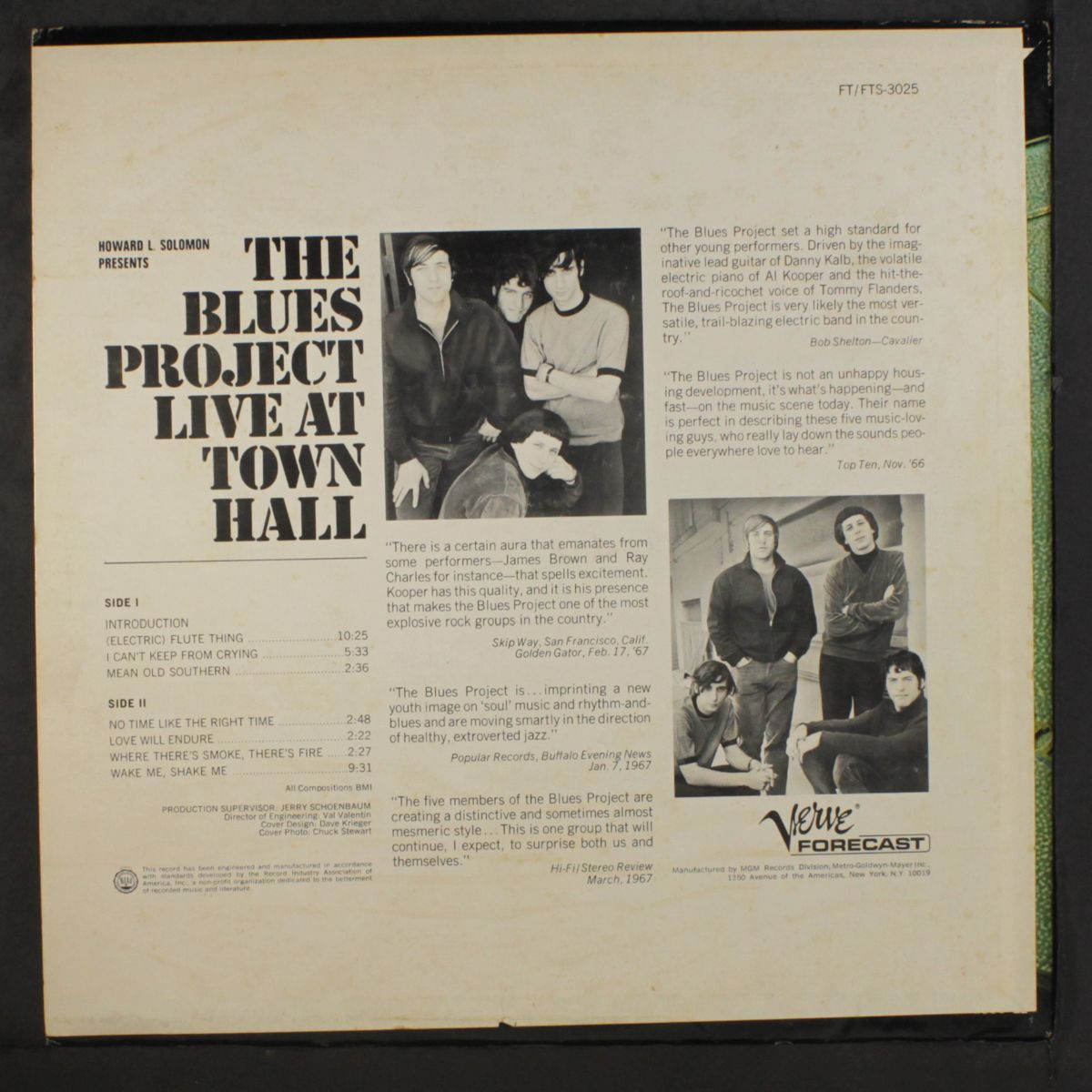 live at town hall by BLUES PROJECT