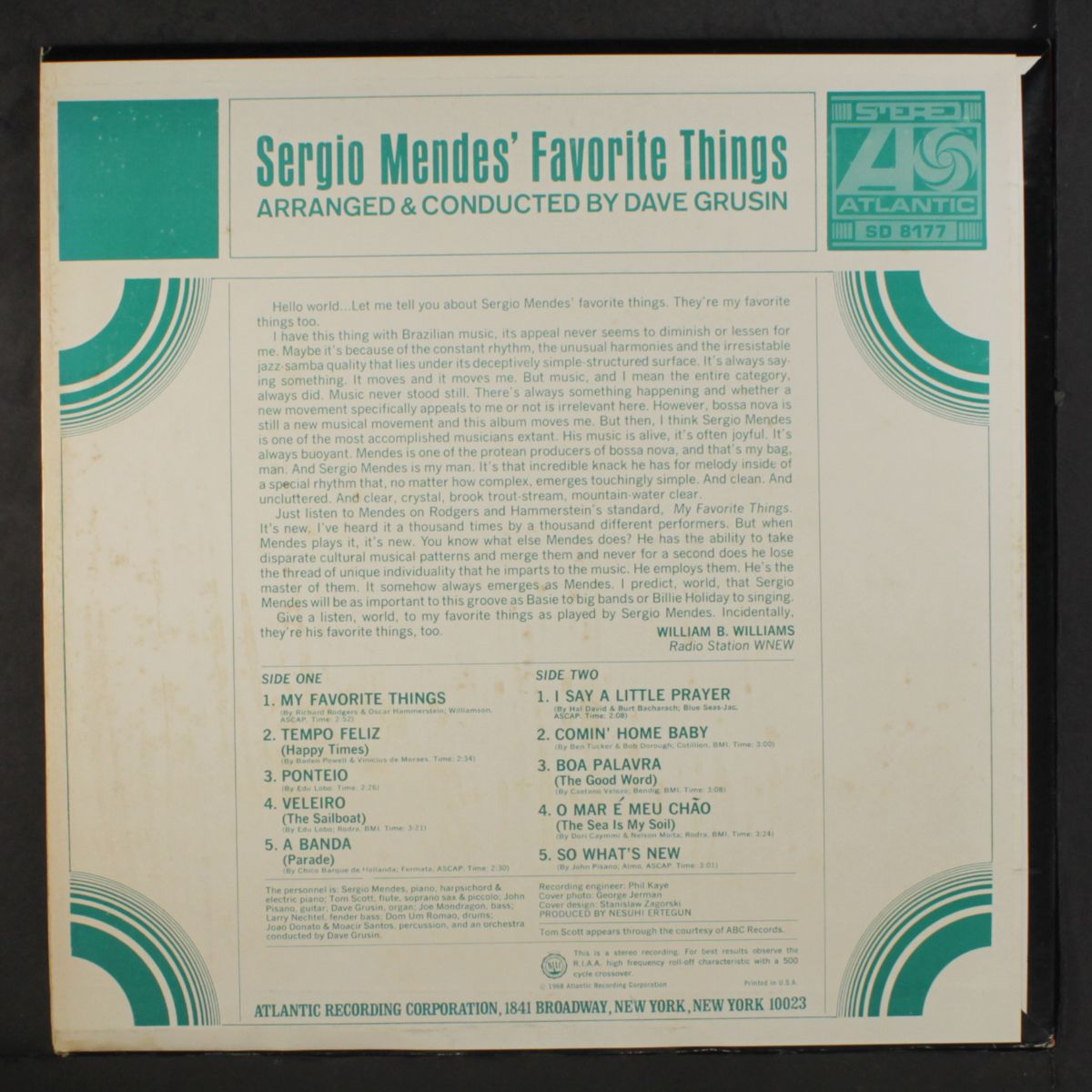 favorite things by SERGIO MENDES