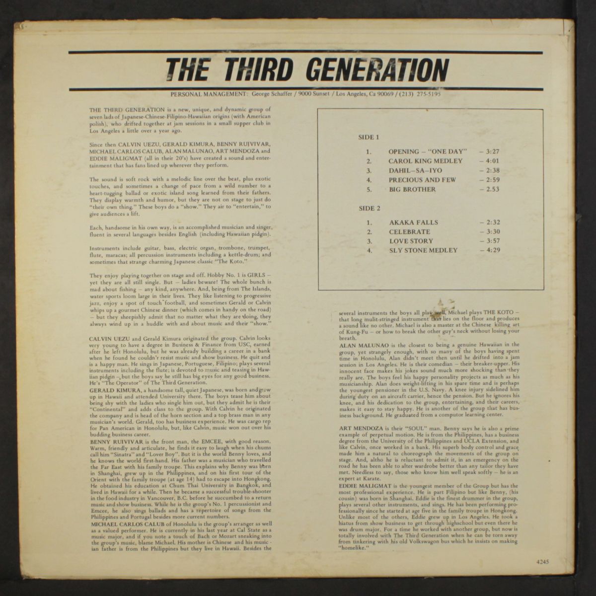 third generation by THIRD GENERATION