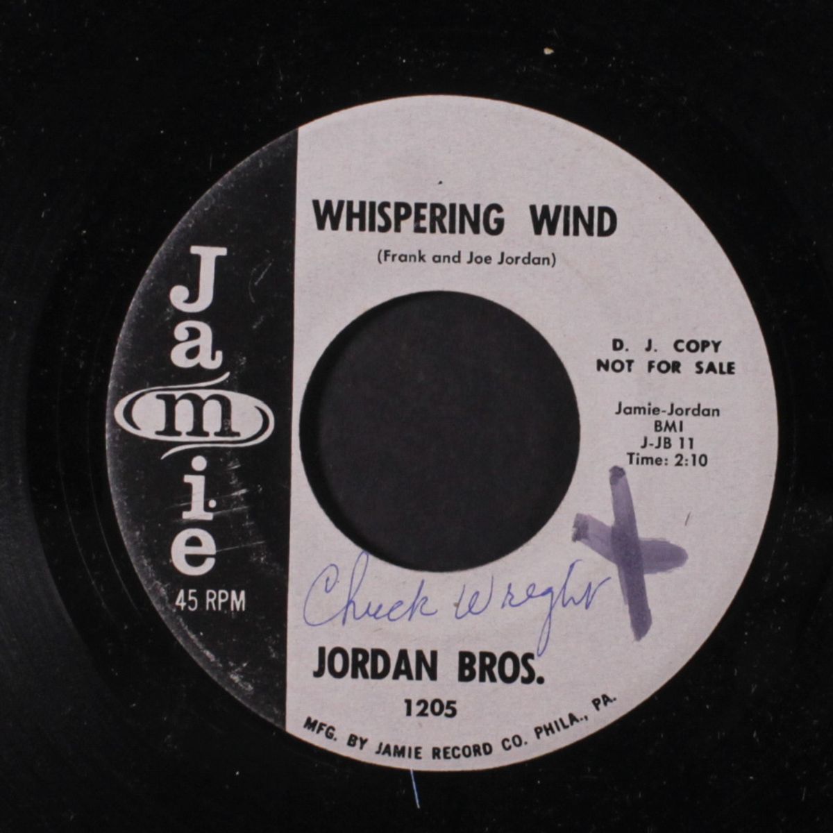 whispering wind / love's made a fool of you by JORDAN BROS.