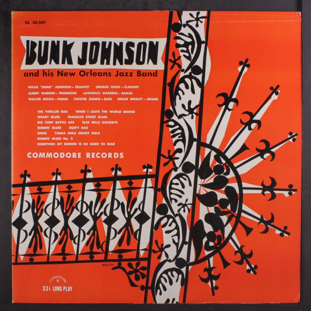 and his new orleans jazz band by BUNK JOHNSON