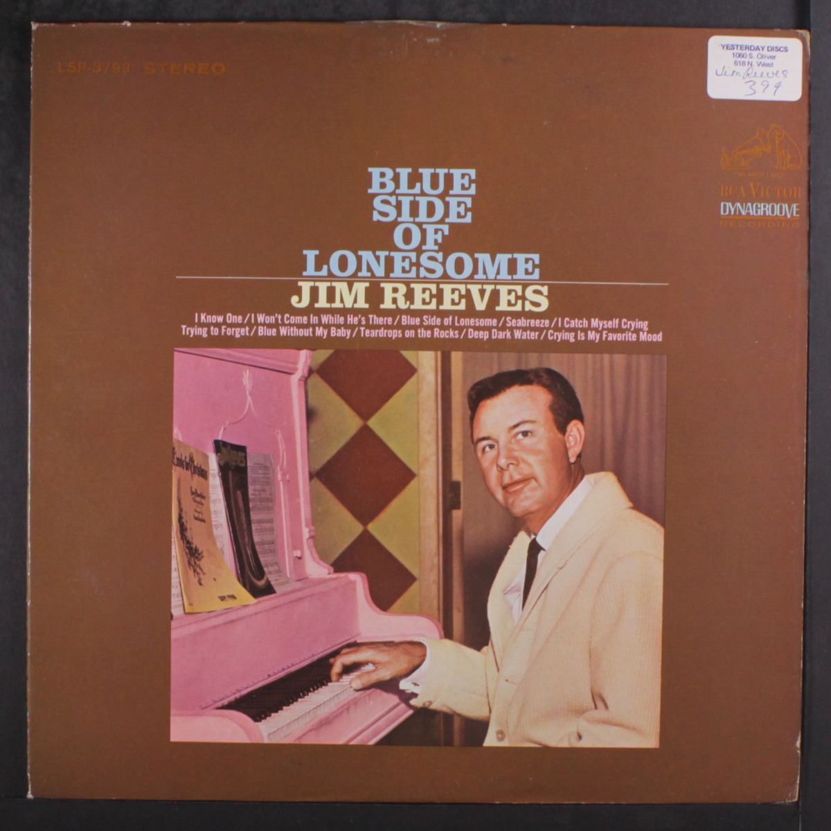 blue side of lonesome by JIM REEVES