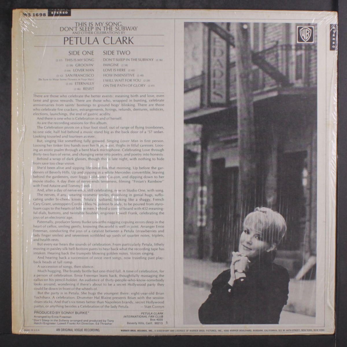these are my songs by PETULA CLARK