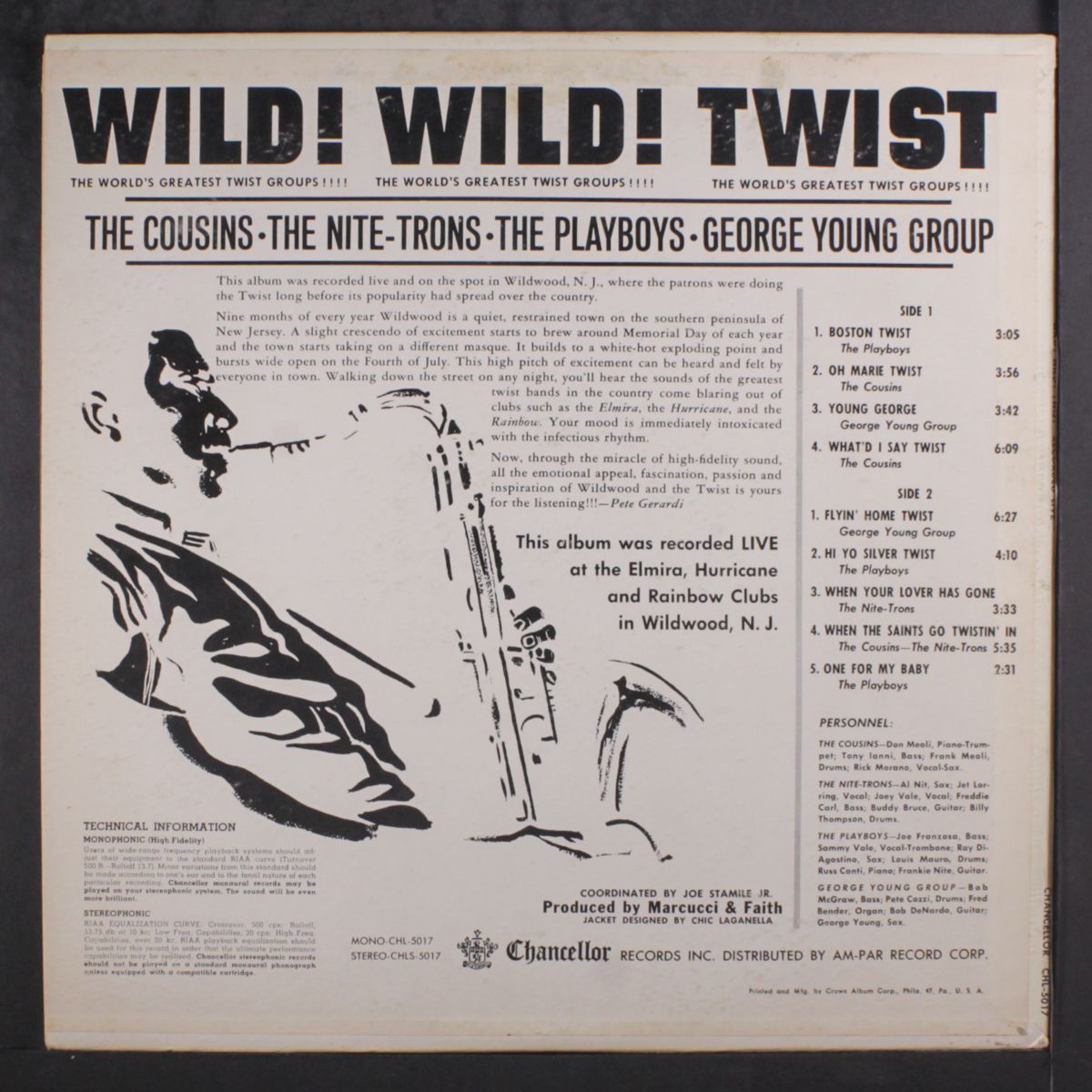 wild wild twist by GEORGE YOUNG, COUSINS, PLAYBOYS