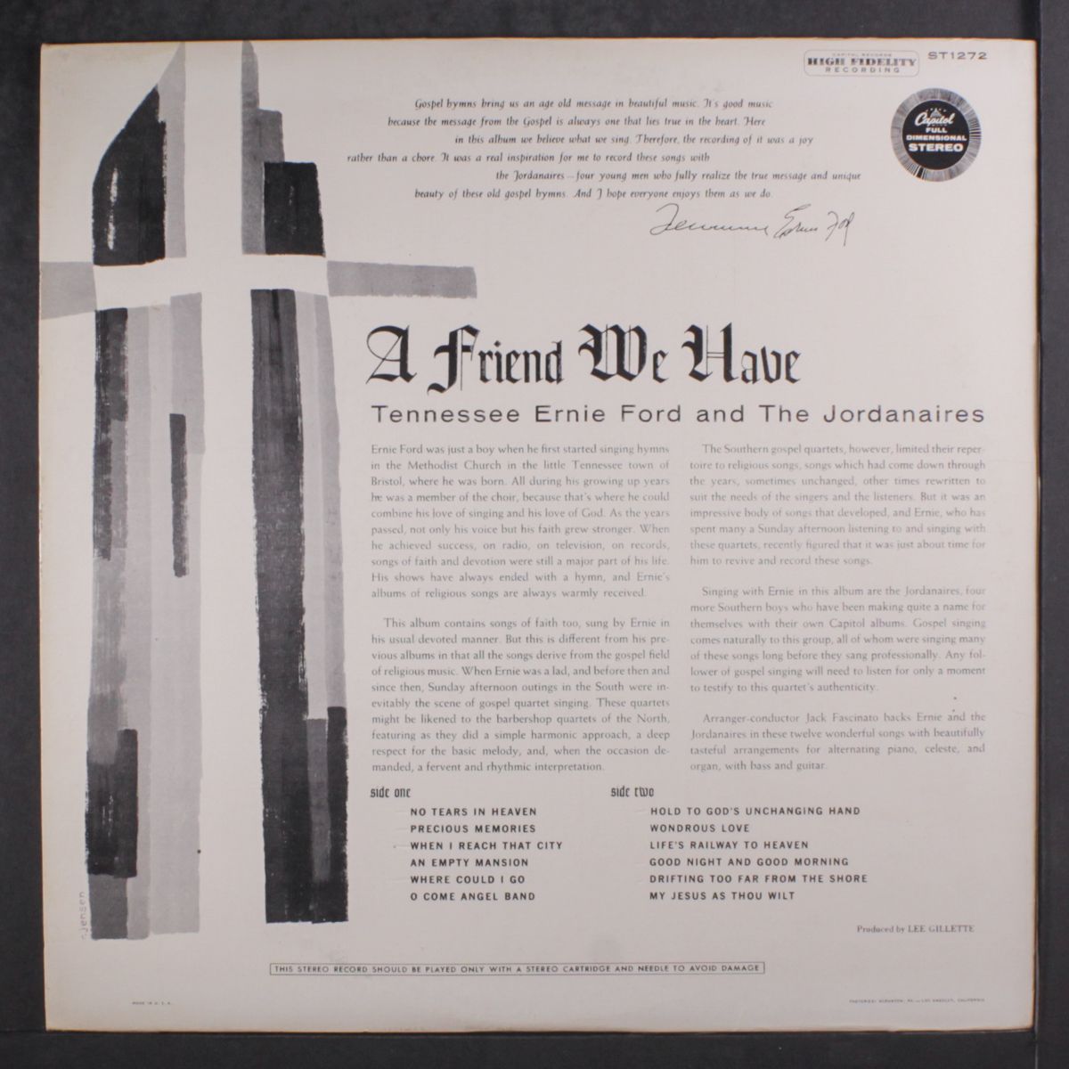 a friend we have by TENNESSEE ERNIE FORD & JORDANAIRES