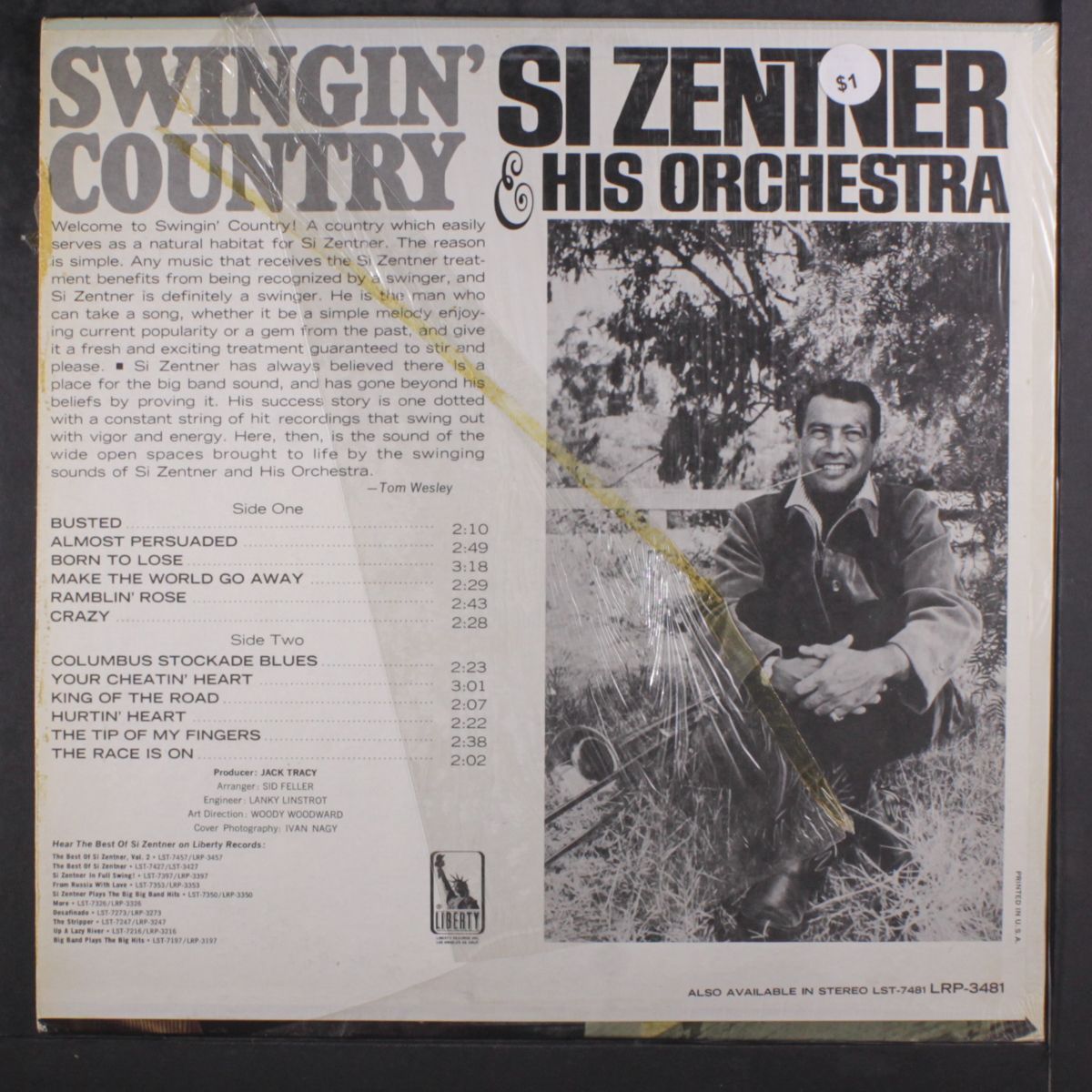 swingin' country by SI ZENTNER