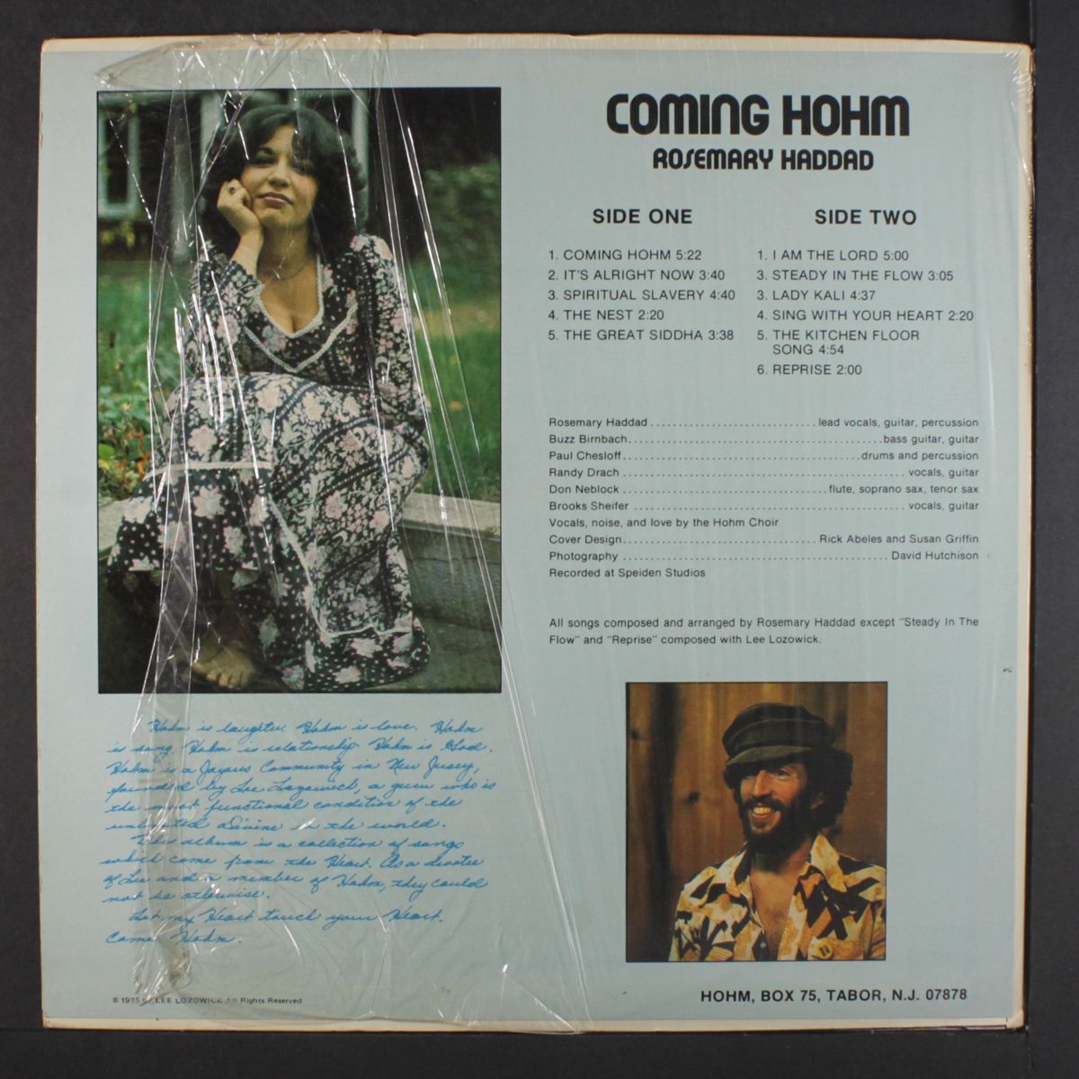 coming hohm by ROSEMARY HADDAD