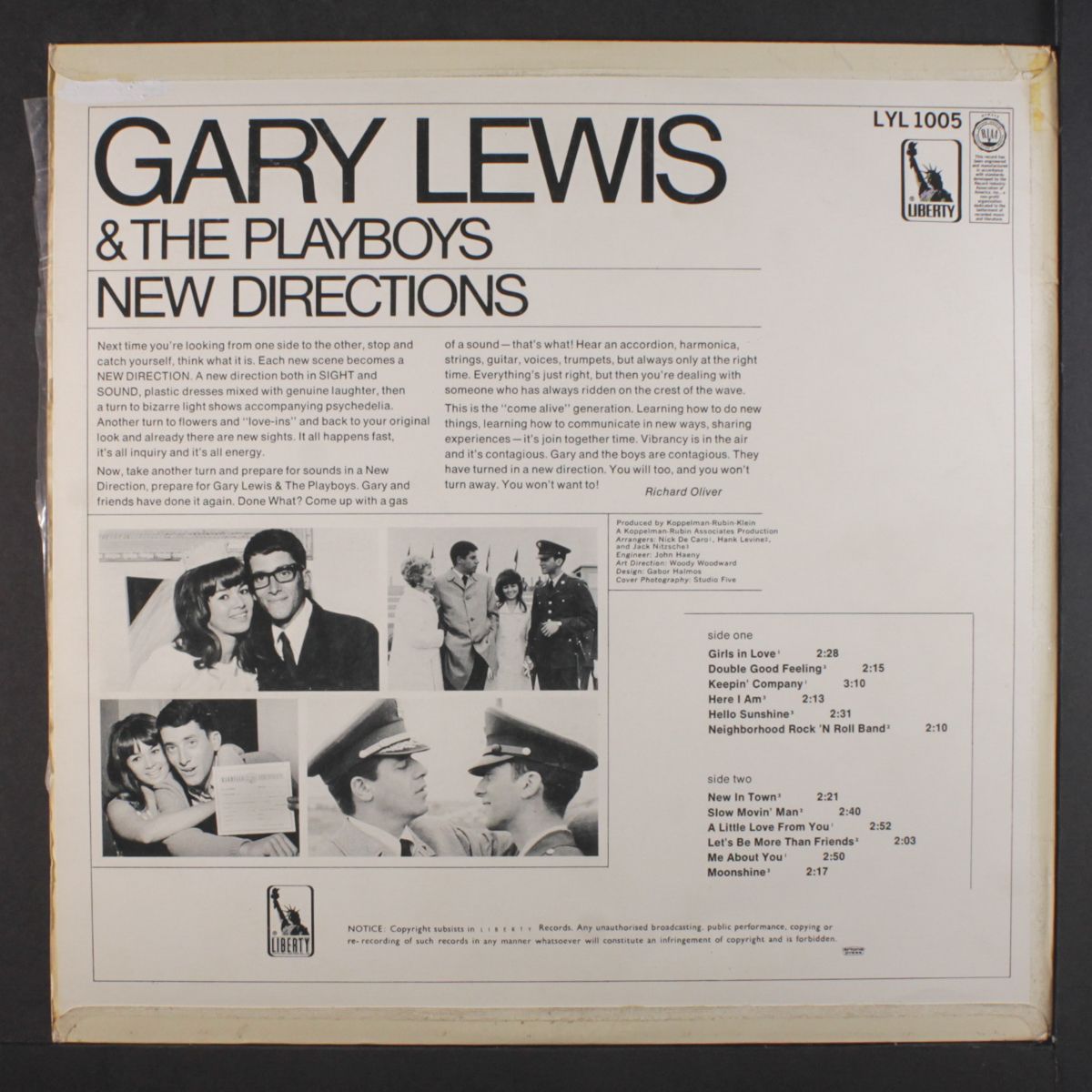 new directions by GARY LEWIS & PLAYBOYS