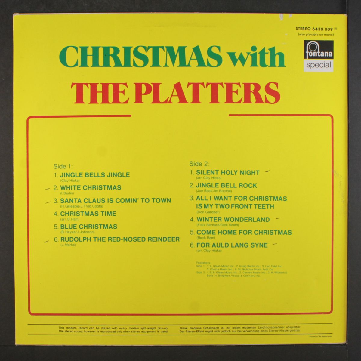 christmas with by PLATTERS